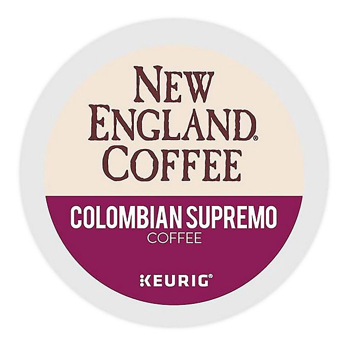 slide 1 of 8, New England Coffee Colombian Supremo Coffee Keurig K-Cup Pods, 24 ct