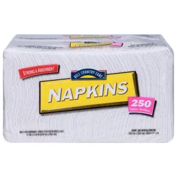 Hill Country Fare Paper Napkins - White