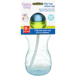 Tippy Toes Flip-Top Straw Cup - 12 fl oz