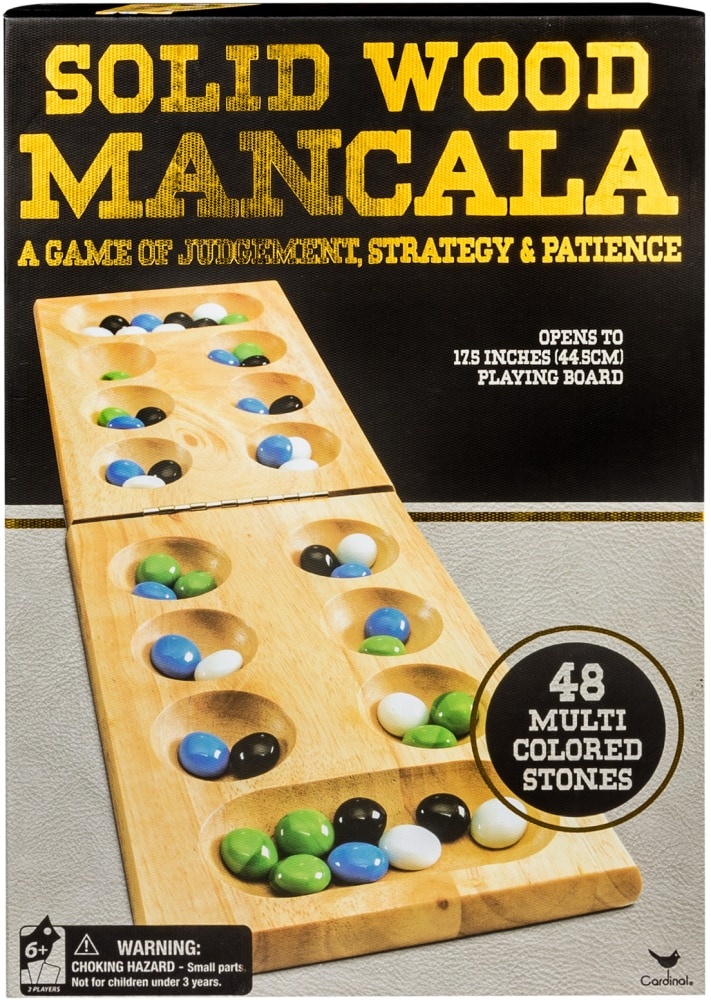 slide 1 of 1, Cardinal Solid Wood Mancala, 1 ct