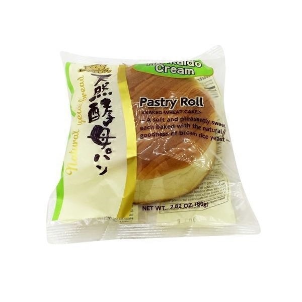 slide 1 of 1, D-Plus Hokkaido Cream Pastry Roll, 2.82 oz