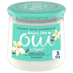 Oui by Yoplait Vanilla Dairy Free Yogurt Alternative, 5 OZ Jar