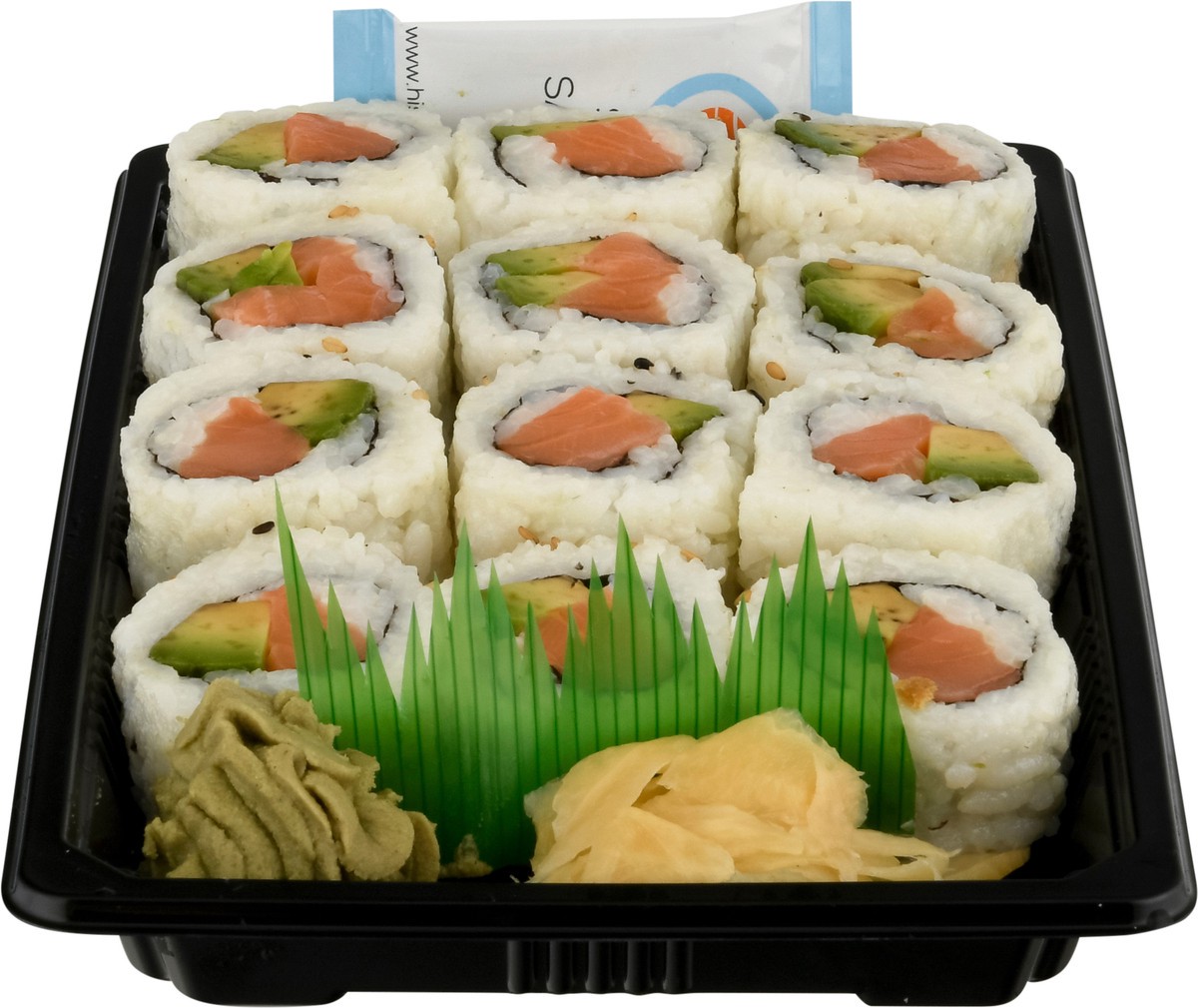 slide 5 of 9, Hissho Sushi Raw Salmon Avocado Roll 9.5 oz, 9.5 oz