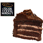 slide 1 of 3, Harris Teeter 4 Layer Fudge Cake Slice, 1 ct