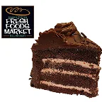 Harris Teeter 4 Layer Fudge Cake Slice