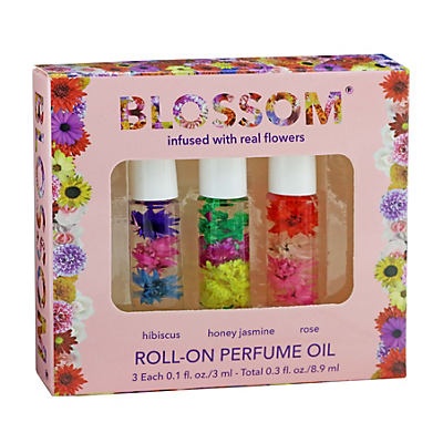 slide 1 of 1, Blossom &nbsp;Roll-On Perfume Oil Set, 3 ct