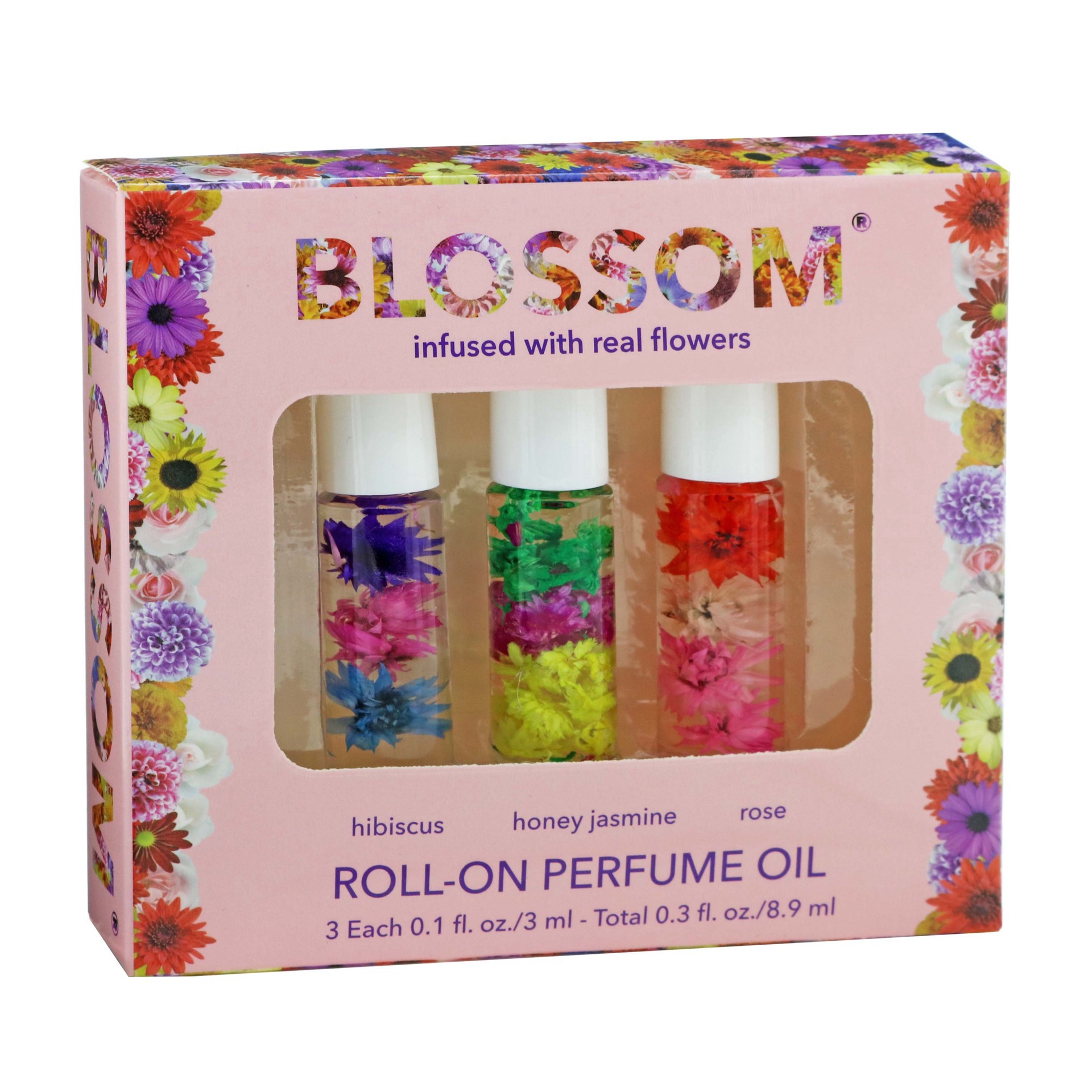 slide 1 of 1, Blossom &nbsp;Roll-On Perfume Oil Set, 3 ct