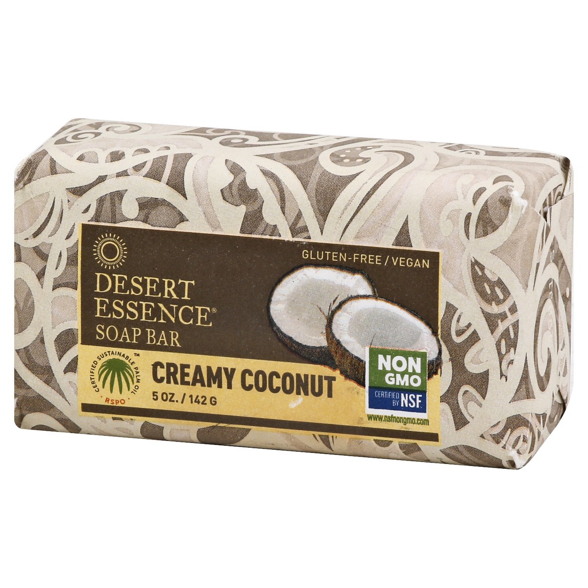 slide 2 of 10, Desert Essence Coconut Bar Soap, 5 oz