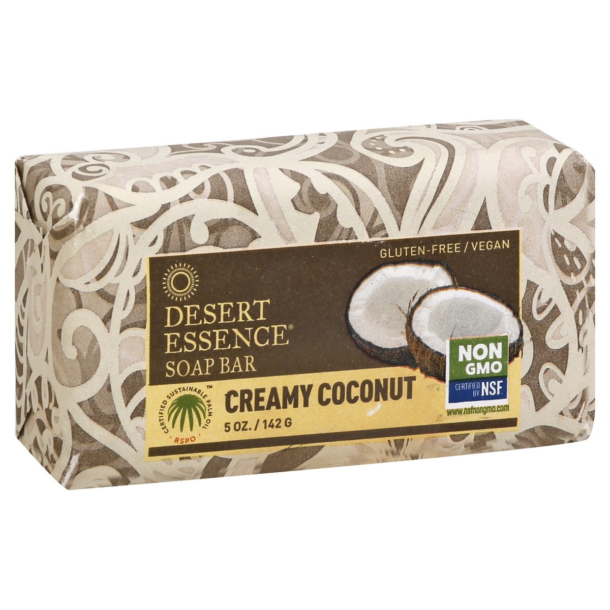 slide 9 of 10, Desert Essence Coconut Bar Soap, 5 oz