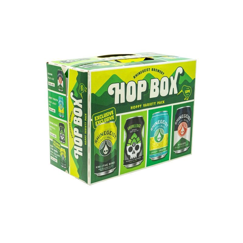 slide 3 of 3, Rhinegeist Hop Box IPA Beer - 12pk/12 fl oz Cans, 1 ct