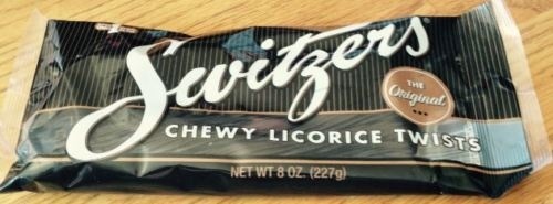 slide 1 of 1, Switzer Black Licorice Twists, 8 oz