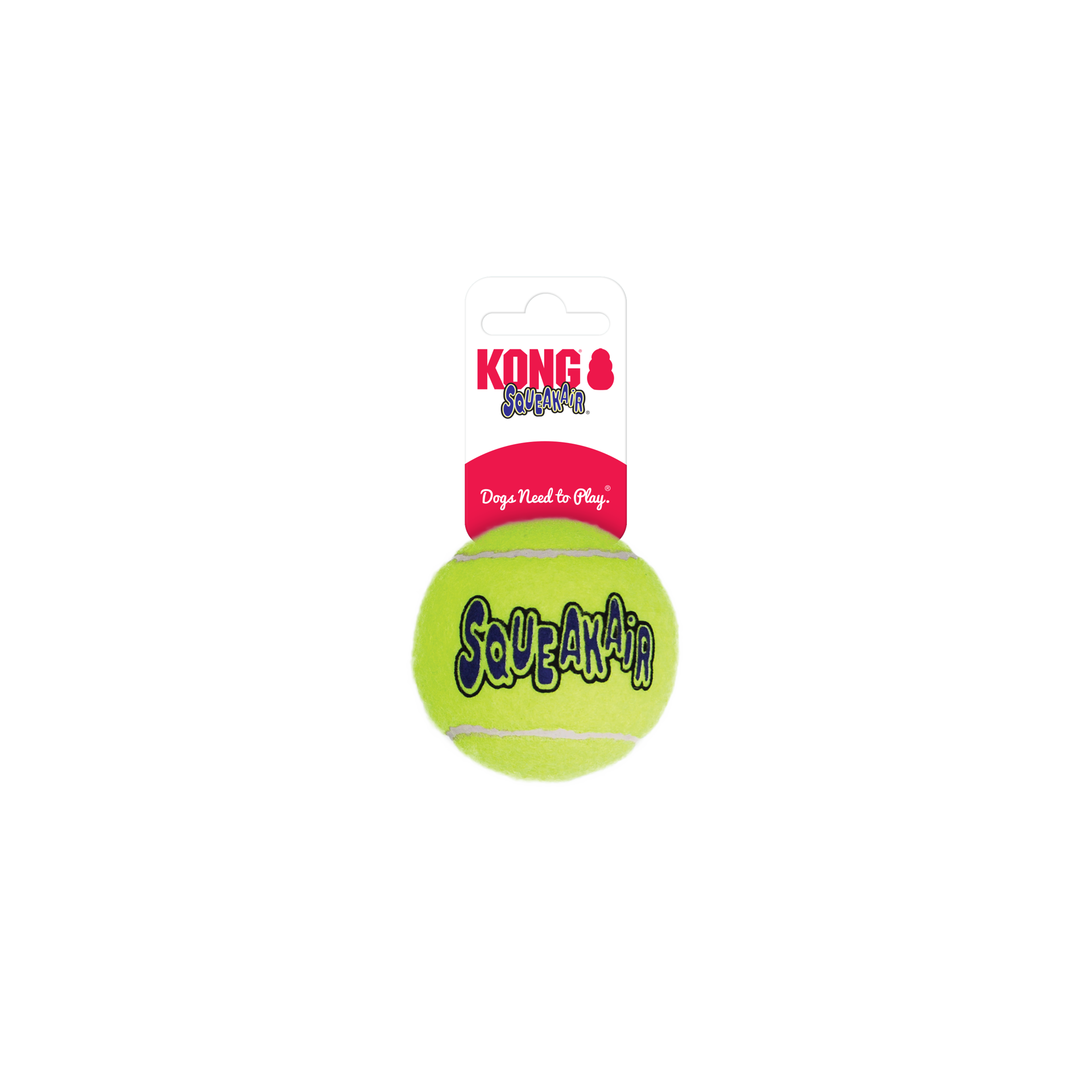 slide 4 of 4, KONG Squeakair Tennis Ball, 1 ct