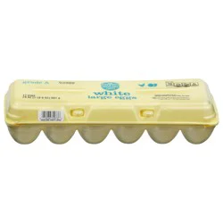 Highland Crest Large White Eggs - 12 ea