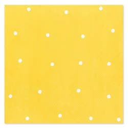 American Greetings Napkin - 20 Count - Polka Dots on Yellow