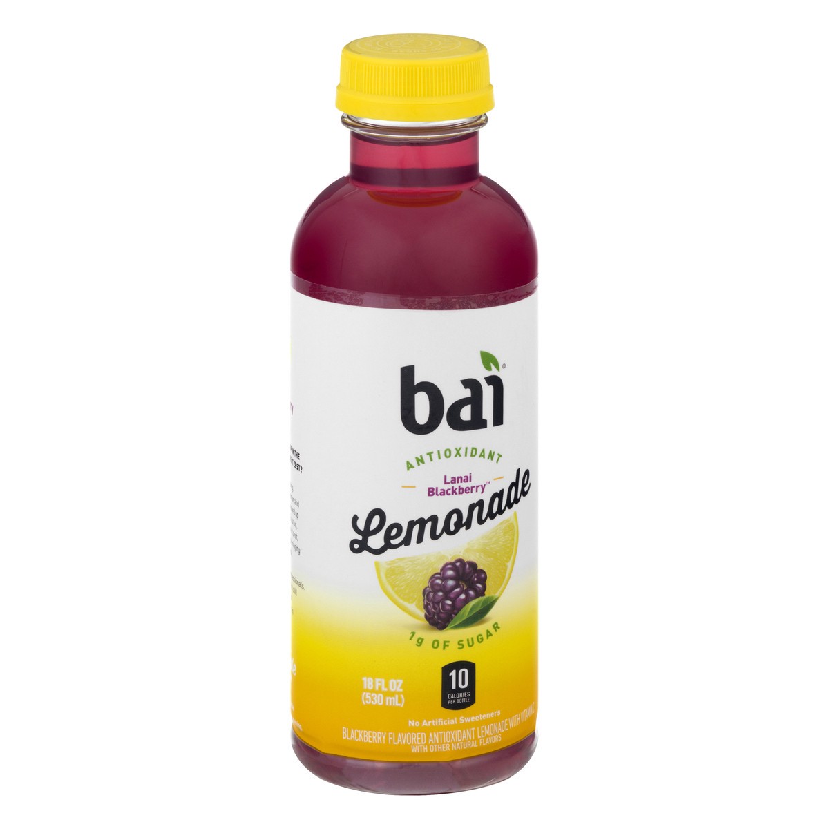 slide 3 of 13, Bai Lemonade, Lanai Blackberry- 18 oz, 18 oz