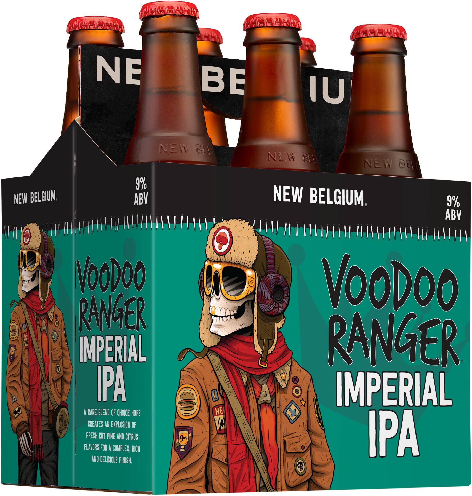 slide 4 of 4, Voodoo Ranger Imperial IPA Beer, 6 ct