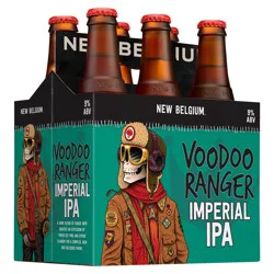 New Belgium Voodoo Ranger Imperial IPA Beer, 6 Pack, 12 fl oz Bottles