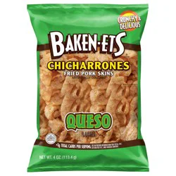 BAKEN-ETS Chicharrones, Queso Flavored