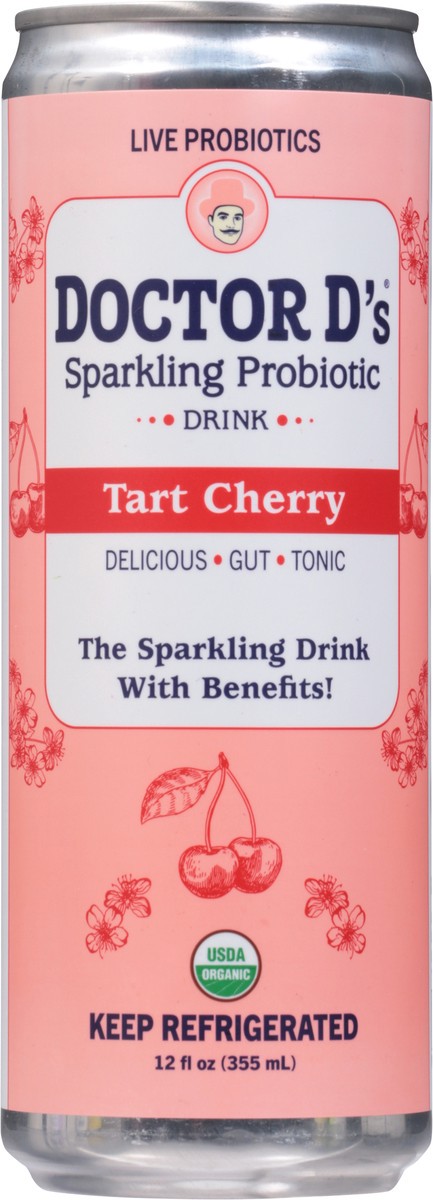 slide 1 of 14, Doctor D's Sparkling Probiotic Drink Tart Cherry- 12 oz, 12 oz