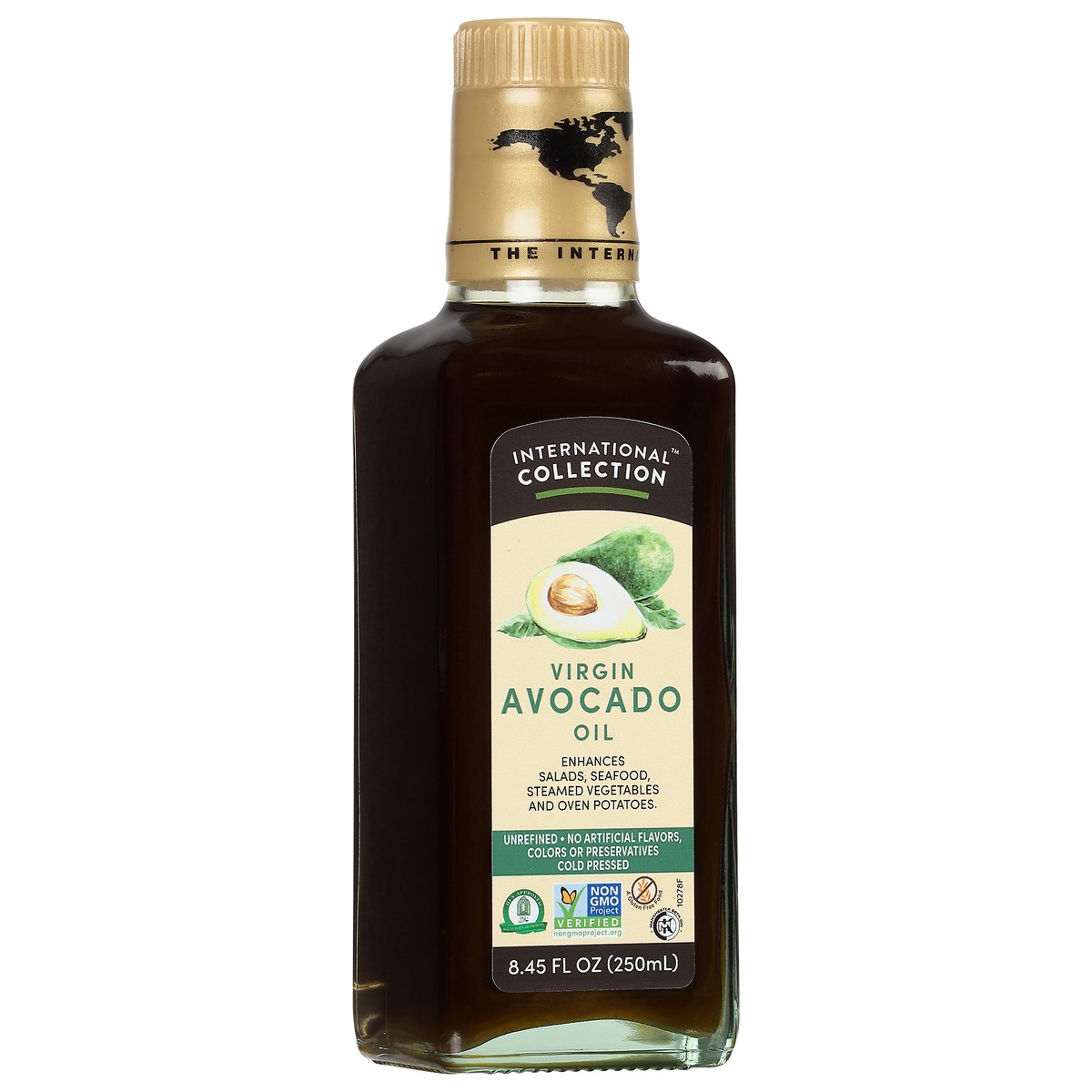 slide 2 of 9, International Collection Virgin Avocado Oil 8.45 fl oz, 8.45 fl oz