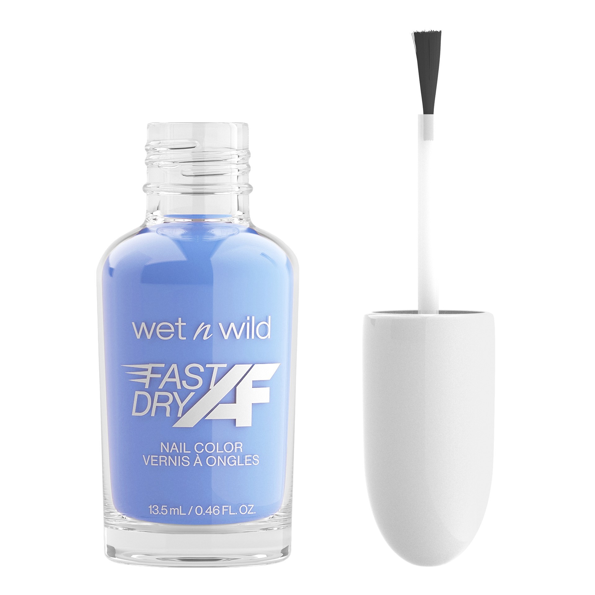 slide 2 of 4, wet n wild Fast Dry AF Nail Color, Sin-derella, 0.46 fl oz