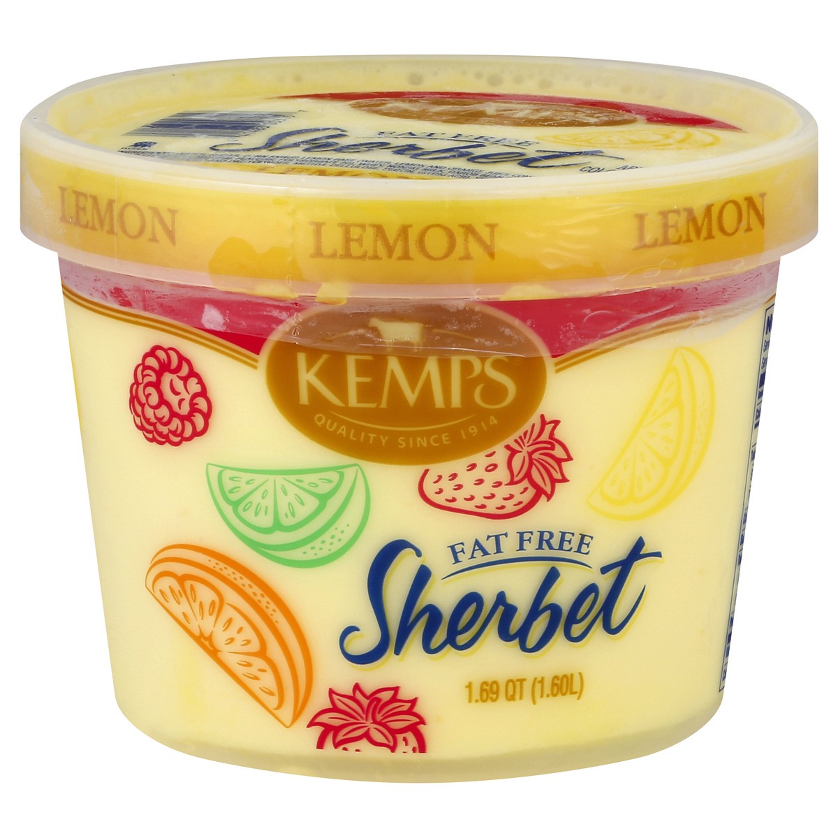 slide 3 of 4, Kemps Lemon Sherbet, 54 oz