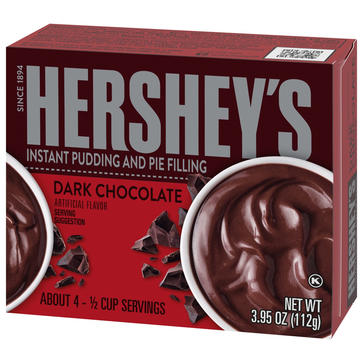 slide 4 of 11, Hershey's Dark Chocolate Instant Pudding & Pie Filling, 3.95 oz