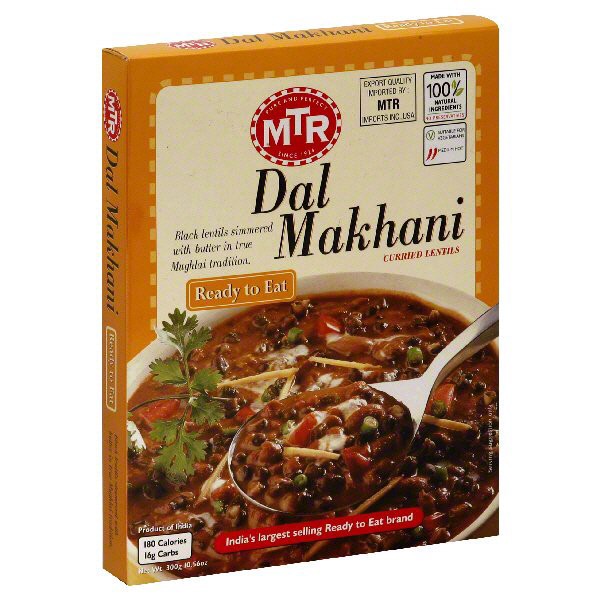 slide 1 of 1, Mtr Minute Meals Dal Makhani 10.58 oz, 300 gram