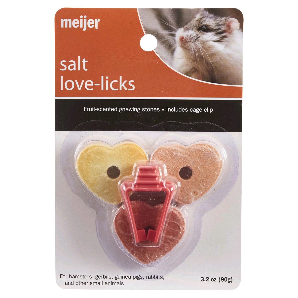 slide 1 of 5, Meijer Small Animal Salt Love Licks, 3.2 oz