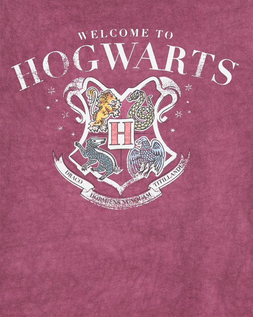 slide 2 of 2, Oshkosh Kid Harry Potter Hogwarts School Graphic Tee Maroon 6-6X, 1 ct