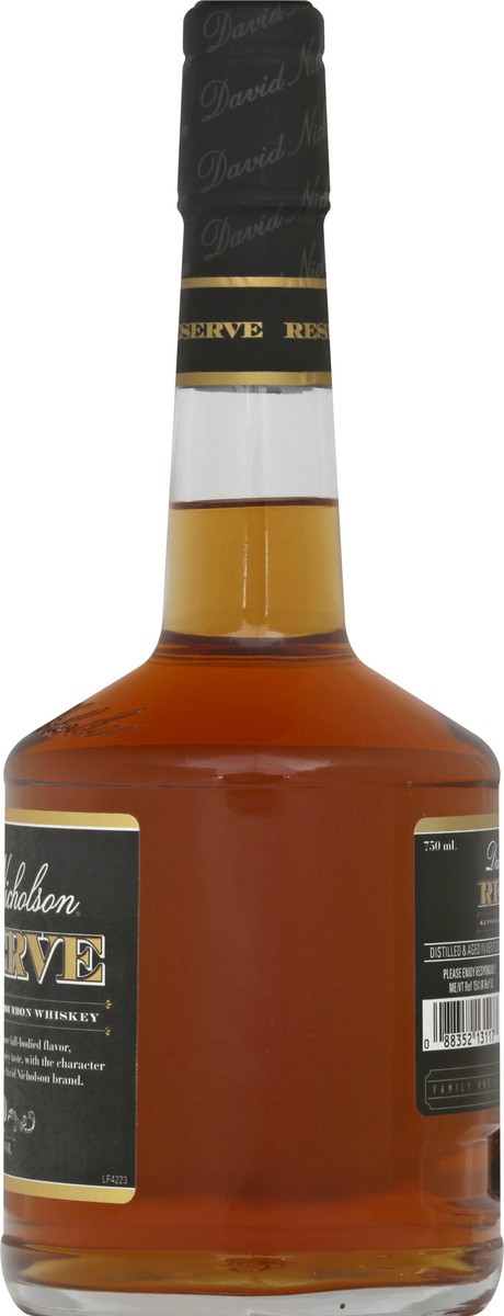 slide 6 of 7, David Nicholson Bourbon Whiskey 750 ml, 750 ml