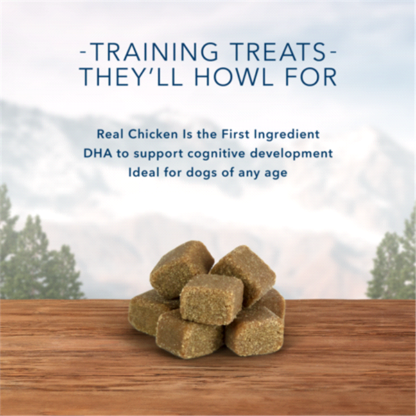 slide 3 of 17, Blue Buffalo Wilderness Trail Treats Wild Bits High Protein Grain-Free Soft-Moist Training Dog Treats Chicken Recipe - 10oz, 10 oz