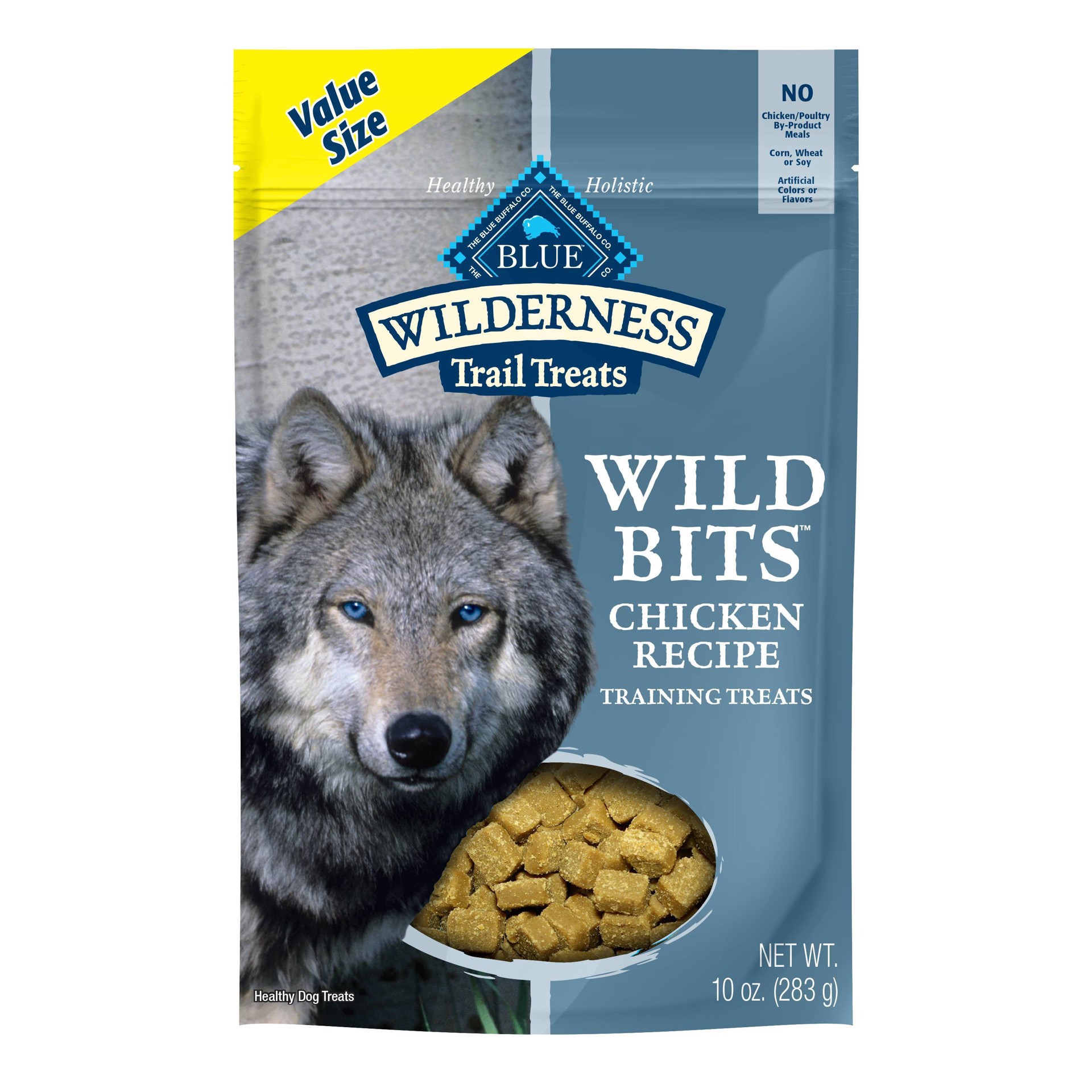 slide 1 of 17, Blue Buffalo Wilderness Trail Treats Wild Bits High Protein Grain-Free Soft-Moist Training Dog Treats Chicken Recipe - 10oz, 10 oz