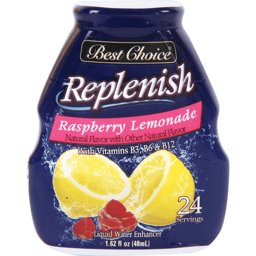 slide 1 of 1, Best Choice Raspberry/Lemonade Water Enhancer - 1.62 oz, 1.62 oz