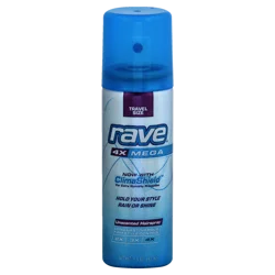 Rave 4X Mega Unscented Hairspray