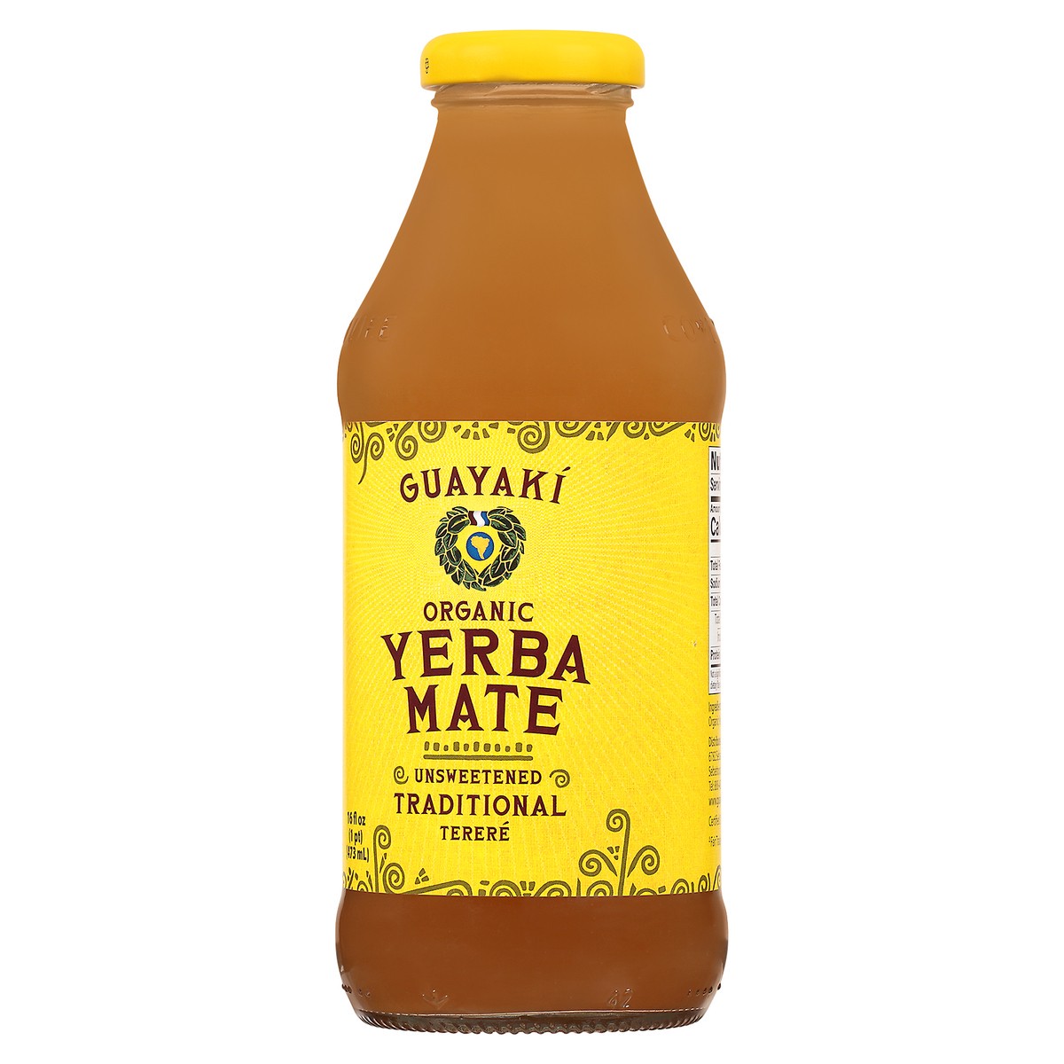 slide 8 of 9, Guayaki Unsweetened Yerba Mate Org - 16 oz, 16 oz