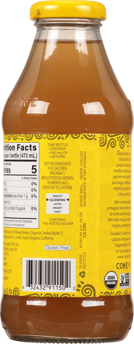 slide 9 of 9, Guayaki Unsweetened Yerba Mate Org - 16 oz, 16 oz