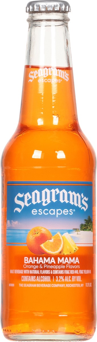 slide 4 of 12, Seagram's Bahama Mama Malt Beverage 11.2 fl oz Bottle, 11.2 fl oz