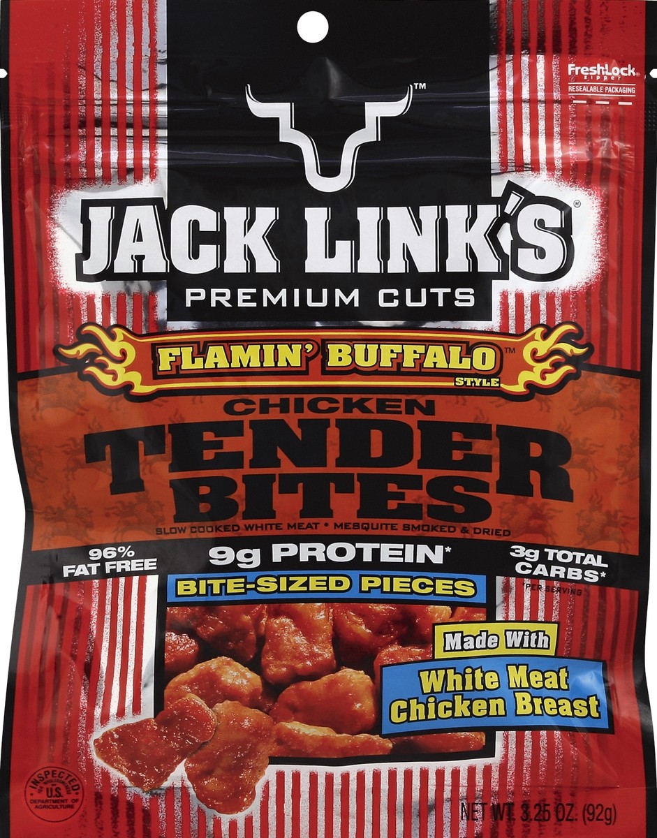 slide 1 of 4, Jack Link's Tender Bites - 3.25 oz, 3.25 oz; 92 gram