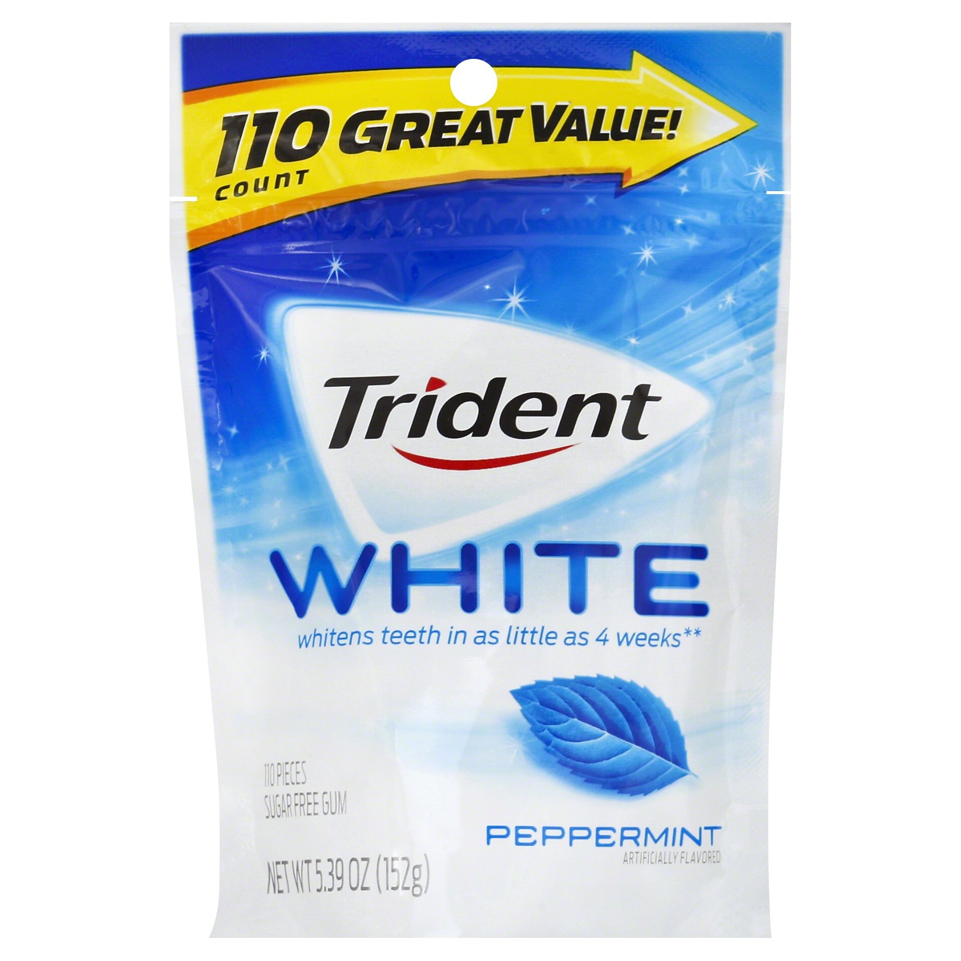 slide 1 of 1, Trident Gum 80 ea, 80 ct