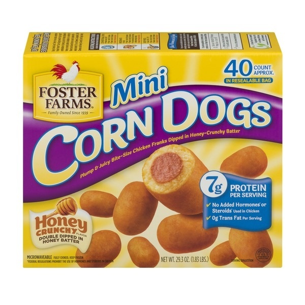 Foster Farms Mini Corn Dogs 40 ct; 29.03 oz Shipt