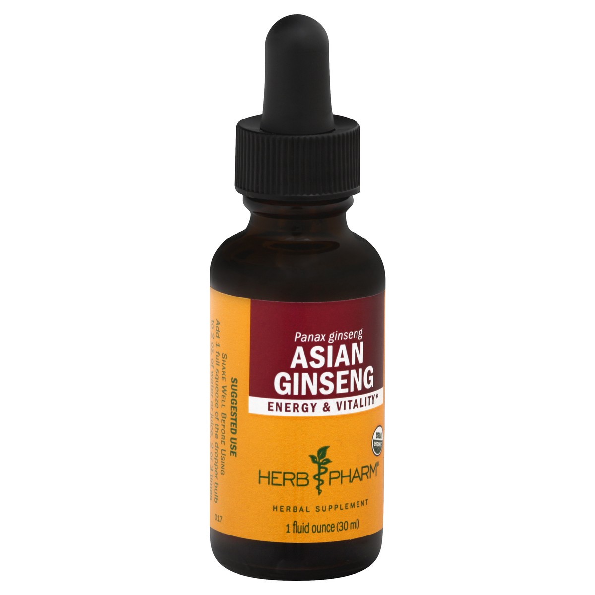 slide 3 of 13, Herb Pharm Energy & Vitality Asian Ginseng Liquid Extract 1 oz, 1 oz