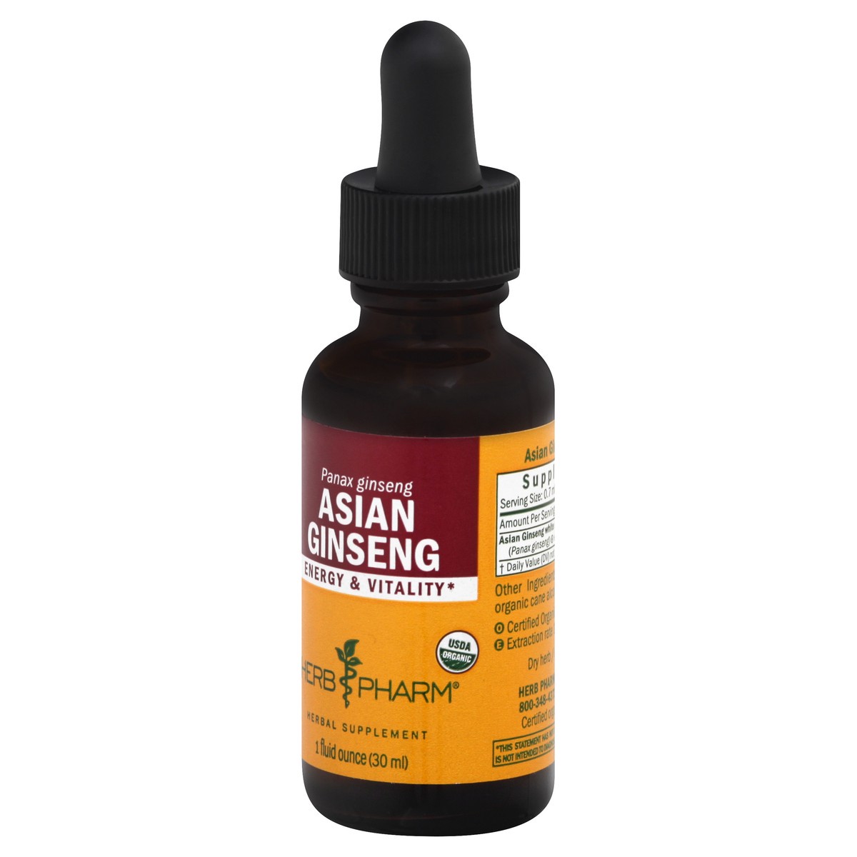 slide 5 of 13, Herb Pharm Energy & Vitality Asian Ginseng Liquid Extract 1 oz, 1 oz