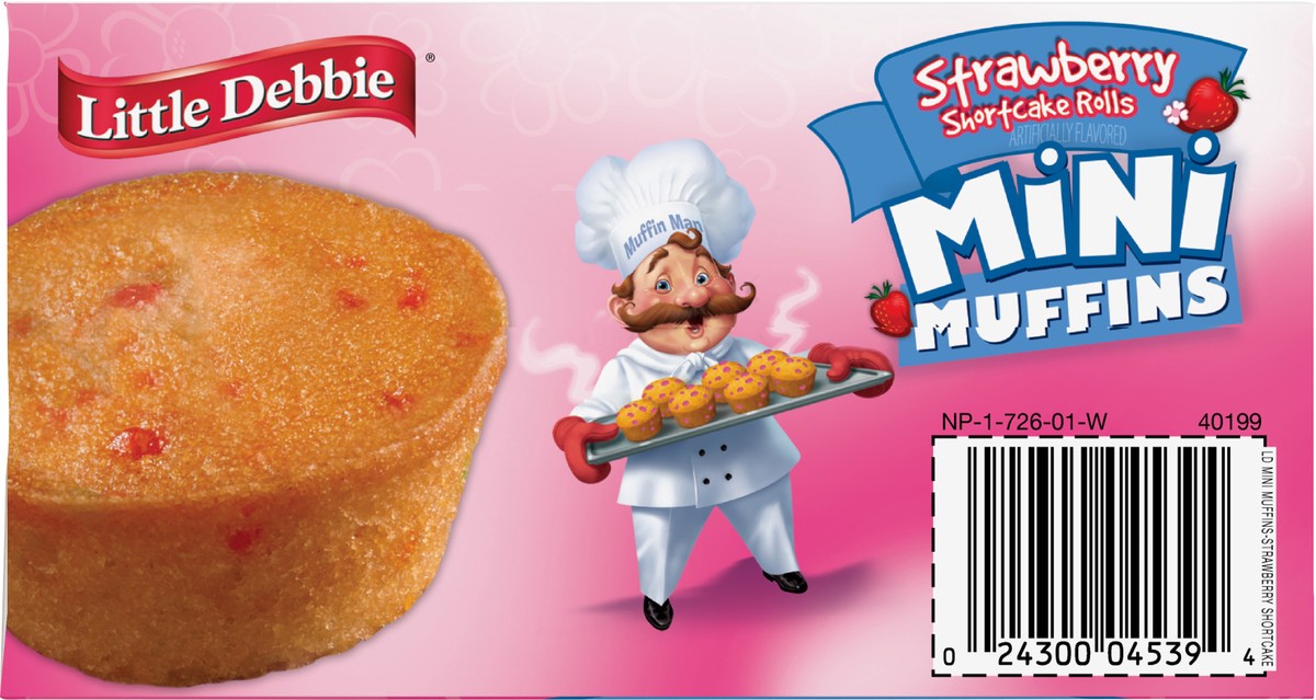 slide 8 of 9, Little Debbie Muffins, Strawberry Shortcake Rolls, Mini, 5 ct