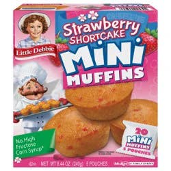 Little Debbie Muffins, Strawberry Shortcake Rolls, Mini