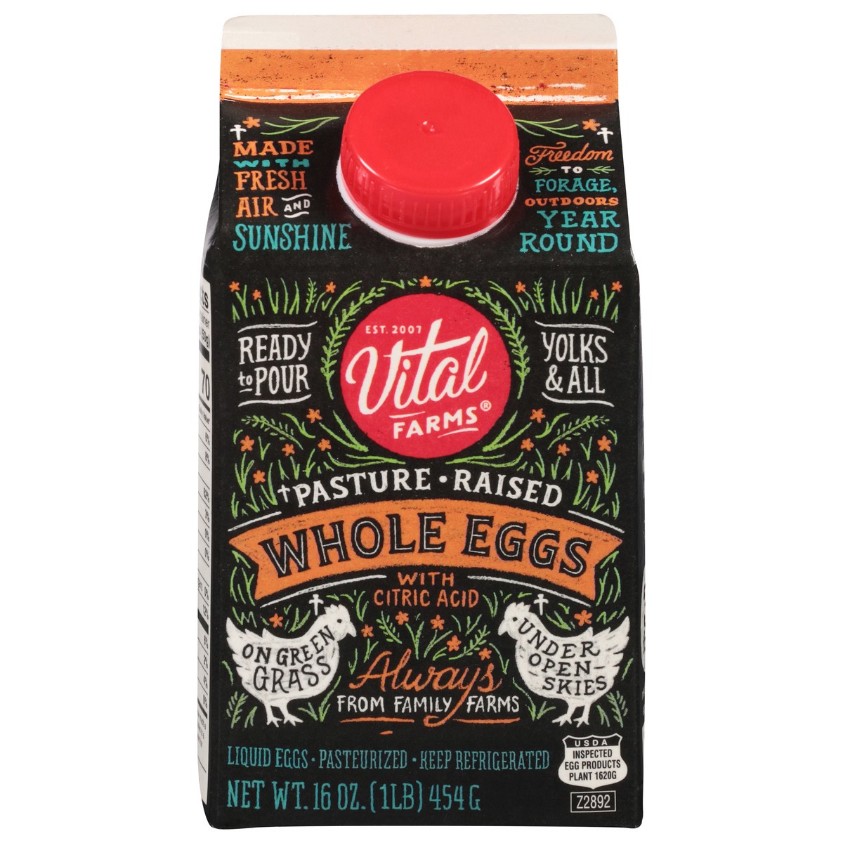 slide 1 of 1, Vital Farms Liquid Eggs, 16 oz