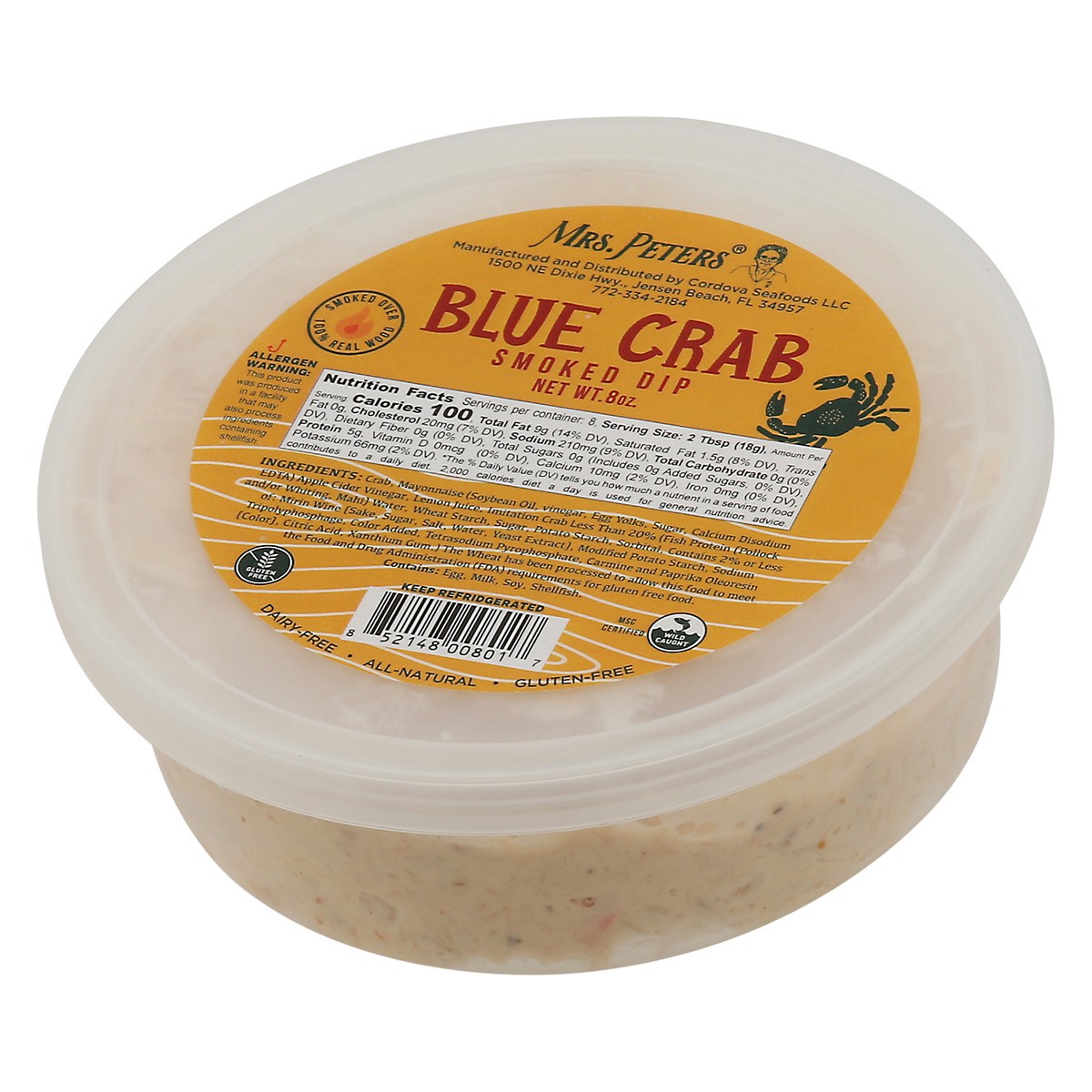 slide 5 of 13, Mrs. Peters Blue Crab Smoked Dip 8 oz, 8 oz