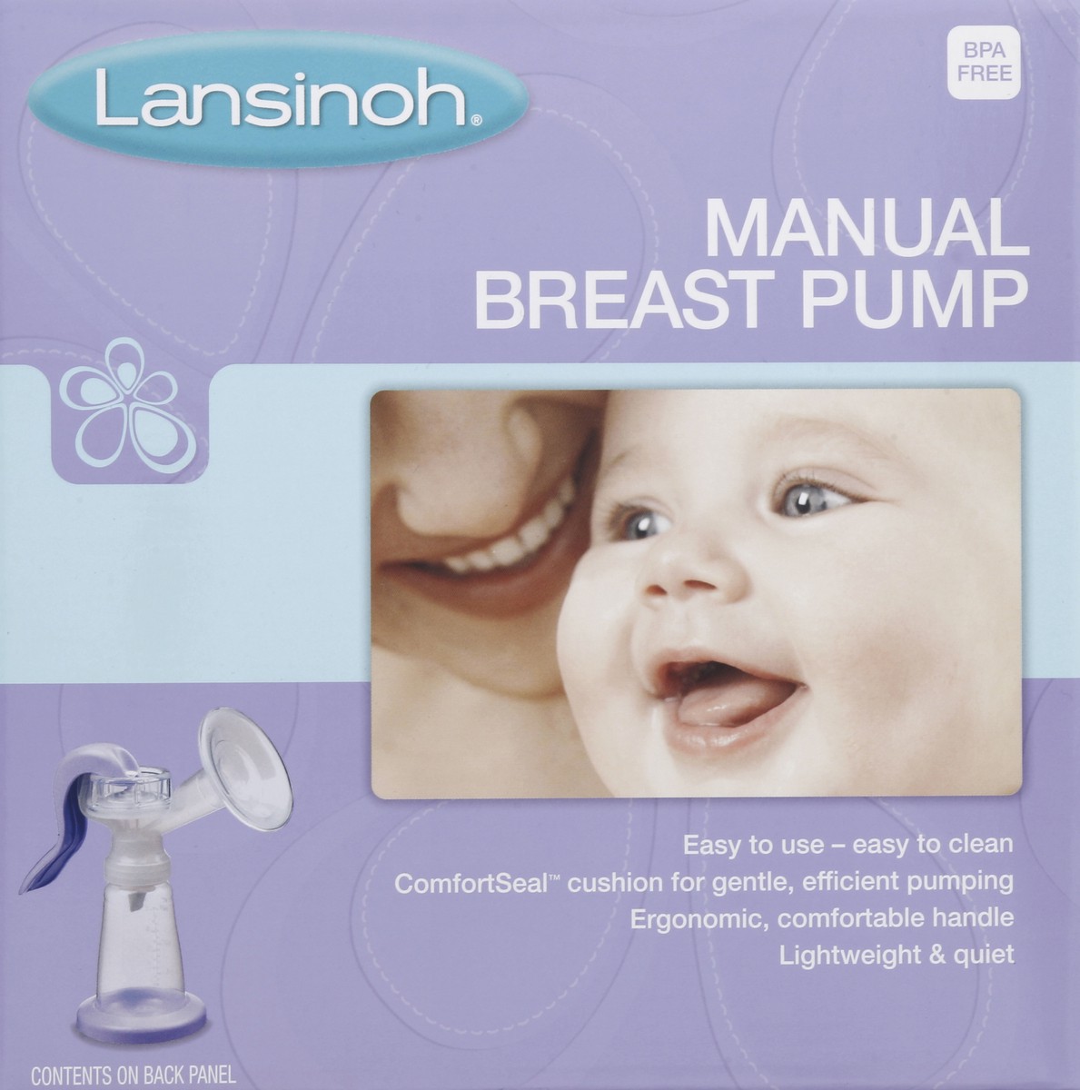 slide 1 of 7, Lansinoh Manual Breast Pump 1 ea, 1 ea