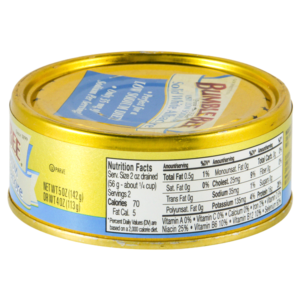 slide 12 of 13, Bumble Bee Prime Chunk White Low Sodium Albacore Tuna, 5 oz