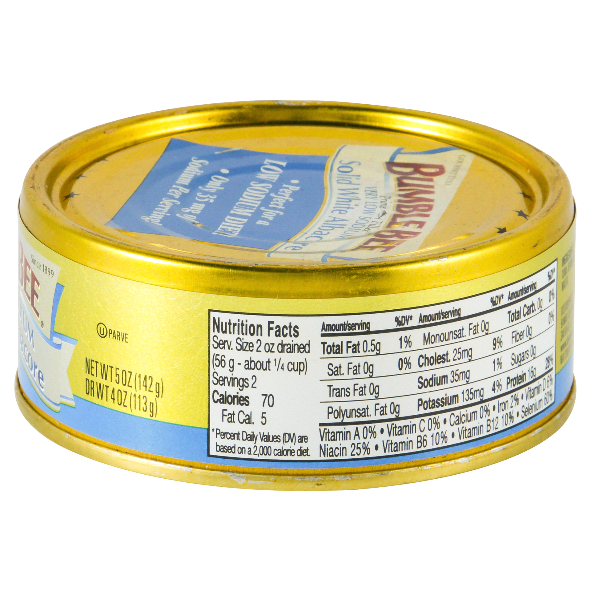 slide 6 of 13, Bumble Bee Prime Chunk White Low Sodium Albacore Tuna, 5 oz